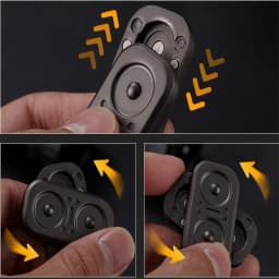 EDC Owl Fidget Slider Magnetic Metal Push Slider Fidget Spinner Adult Antistress Stress Relief Hand Spinner ADHD Autism Toy Gift