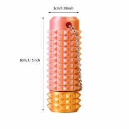3D Printed Spiky Sensory Fidget Toys Mini Pocket Grippie Stim Stress Fidget Toy 360 degree bearing rotation Roller