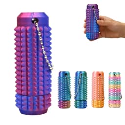 3D Printed Spiky Sensory Fidget Toys Mini Pocket Grippie Stim Stress Fidget Toy 360 degree bearing rotation Roller