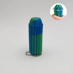 Creative 3D Printed Little Ouchie Fidget Toys Portable Mini Spiky Grippie Stim Stress Relief Toys Keychain Stimming Autism Gifts