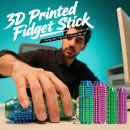Creative 3D Printed Little Ouchie Fidget Toys Portable Mini Spiky Grippie Stim Stress Relief Toys Keychain Stimming Autism Gifts