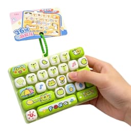 Fidget Toy 26 Keys Mechanical Keyboard Clicker Cute Cartoon Stress Relief Toy Sensory Desk Toy Kawaii Gift