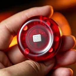 GAO Studio Shake Vibe EDC Push Slider Fidget Card Toy Magnetic Haptic Feel Coin Stress Relief Toy For Adult Gfit No Battery