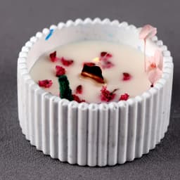 Multi-functional round striped silicone mold for candle jars, storage boxes, pencil holders and vases