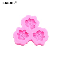 Peony & Rose Silicone Molds for Resin Jewelry DIY Handmade Chocolate Fondant Cakes Phone Case Decoration Baking Mold