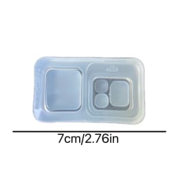 Mini box resin casting mold silicone mold accessories resin liquid mold resin keychain silicone mold resin mold
