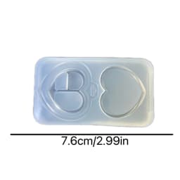 Mini box resin casting mold silicone mold accessories resin liquid mold resin keychain silicone mold resin mold