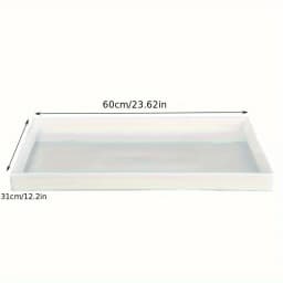 Large Rectangular Silicone Mold, Suitable for Epoxy Resin River Tables and Resin Art Creations, Featuring Tray and Coffee Table