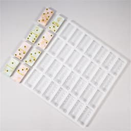 Silicone Domino Block Mold for Resin Casting Epoxy Resin Mold Suitable DIY Board Games Handicrafts and Gifts Silicone Resin Mold
