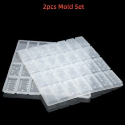 Silicone Domino Block Mold for Resin Casting Epoxy Resin Mold Suitable DIY Board Games Handicrafts and Gifts Silicone Resin Mold