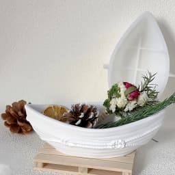 1 resin casting mold for rope knot boats, mirrors, plaster and concrete silicone molds, and flower pot making