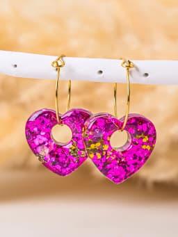 DIY Jewelry Resin Molds Silicone Earrings Heart Star Flower Pendant Mold Keychain Making Tools Crafting Supplie