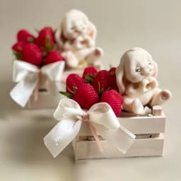 1pc Adorable Rabbit Resin Silicone Mold with Expressive Eyes & Fluffy Ears - For Candle, Soap, Slime and Plaster Crafts