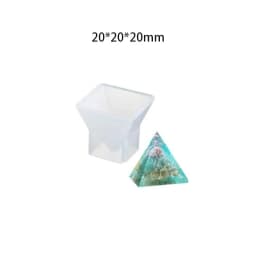 15CM Super Large Pyramid Silicone Resin Mold Craft Jewelry Crystal Making Tools Triangular Pyramid Mold Crystal UV Epoxy