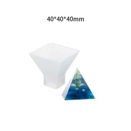 15CM Super Large Pyramid Silicone Resin Mold Craft Jewelry Crystal Making Tools Triangular Pyramid Mold Crystal UV Epoxy