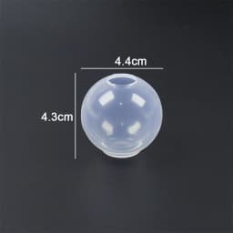 1PC 20-100mm Ball Shape Silicone Mold 3D Planet Ball Epoxy Resin Mould for DIY Crafts Home Decoration Tools