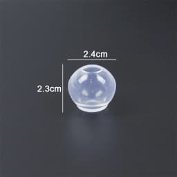 1PC 20-100mm Ball Shape Silicone Mold 3D Planet Ball Epoxy Resin Mould for DIY Crafts Home Decoration Tools