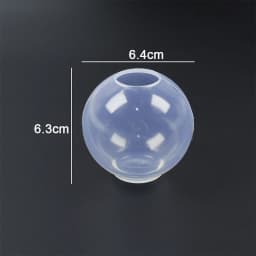 1PC 20-100mm Ball Shape Silicone Mold 3D Planet Ball Epoxy Resin Mould for DIY Crafts Home Decoration Tools