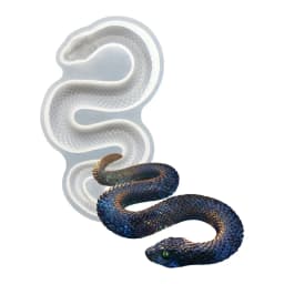 Creative Coiled Snake Silicone Mold - Realistic Serpent Resin & Plaster Casting Mold for DIY Candle, Aroma Stone & Decor