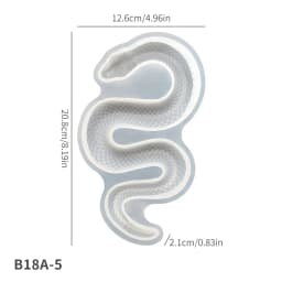 Creative Coiled Snake Silicone Mold - Realistic Serpent Resin & Plaster Casting Mold for DIY Candle, Aroma Stone & Decor