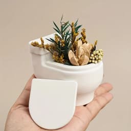 1pc Silicone Resin Casting Molds for Candle Holder and Storage-Toilet Shape,DIY Handmade Craft Mold-For Home Decor Enthusiasts