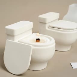 1pc Silicone Resin Casting Molds for Candle Holder and Storage-Toilet Shape,DIY Handmade Craft Mold-For Home Decor Enthusiasts