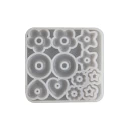 Multifuntional Jewelry Molds 3D Pendant Earrings Resin Molds DIY Rings Star Love Flower Garlands Shape Earrings Silicone Molds
