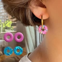 Multifuntional Jewelry Molds 3D Pendant Earrings Resin Molds DIY Rings Star Love Flower Garlands Shape Earrings Silicone Molds