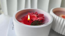 Candle Vessel Silicone Mold Cylindrical Ribbed Smooth Concrete Resin Plaster Mold for DIY Candle Holder Planter Storage Jar