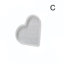 DIY Heart Memorial Mold Heart Sign Resin Silicone Mold Casting Craft Home Decoration Flower Preservation Table Decorations
