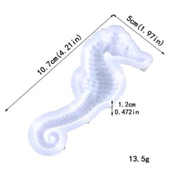 1Pcs Seahorse Keychain Silicone Mold Epoxy Resin Casting Mold DIY Handmade Craft Mold For Creative Jewelry Make Pendant Ornament