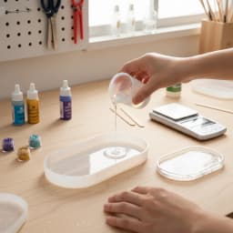Oval Coaster Silicone Mold for DIY Epoxy Resin Crafts Tea Tray Coaster Making Tool with Smooth Surface Easy Release