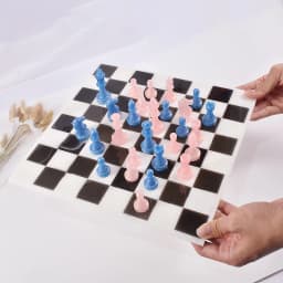 DIY Chess Set Silicone Mold Handmade Crystal Epoxy Resin Candle Mould for Home And Outdoor Game Gathering