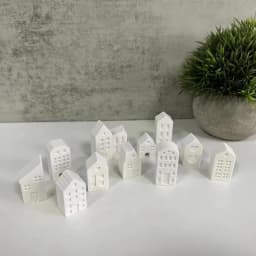 House Shaped Silicone Mold, Reusable DIY Handmade Candlestick Mould For Epoxy Resin Gypsum Tabletop Home Decoration
