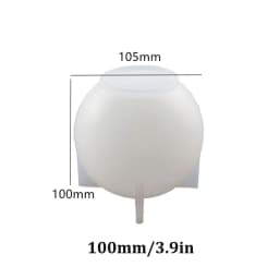 65-120mm Sphere Ball Silicone Mold For Dry Flower Sphere Ball Resin Craft Making DIY Jewelryy Making Casting Epoxy Resin Molds