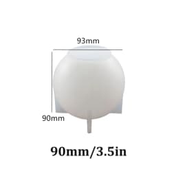 65-120mm Sphere Ball Silicone Mold For Dry Flower Sphere Ball Resin Craft Making DIY Jewelryy Making Casting Epoxy Resin Molds