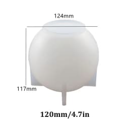 65-120mm Sphere Ball Silicone Mold For Dry Flower Sphere Ball Resin Craft Making DIY Jewelryy Making Casting Epoxy Resin Molds