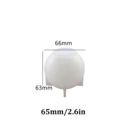 65-120mm Sphere Ball Silicone Mold For Dry Flower Sphere Ball Resin Craft Making DIY Jewelryy Making Casting Epoxy Resin Molds