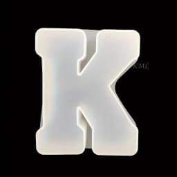 26 English Letter Mold Silicone Capital Letter Mold, Used for DlY Epoxy Resin, Candle, Soap