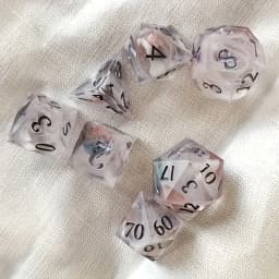 1 set of 7-shaped dice moulds Seamless 3D octahedron silicone moulds Suitable for resin and epoxy casting Handmade crafting