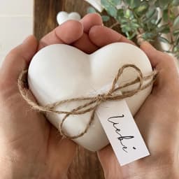 Resin Silicone Mold 5pcs Heart-Shaped Gypsum Candle Ornament Mold Home Desktop Atmosphere Decoration Festival Gift Handicraft