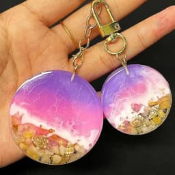 1.25-2 inch Circle Grip Round Silicone Mold for Resin Jewelry Pendant Keychain Pet Tag DIY Craft Mold Epoxy Jewellery Casting