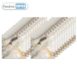 10/20/40PCS 30x30cm Self Adhesive Wallpaper Waterproof Tile Stickers FloorSticker for Kitchen Bathroom Ins Style Home Decor