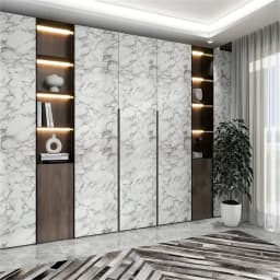 PVC Pearl Film Waterproof Wallpaper Room DIY Self-adhesive Black/White Wardrobe Kitchen High Gloss Paste Furniture Wall Stickers