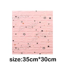5-30pcs 35cm*30cm DIY Self-adhesive 3D Wall Stickers For Bedroom Waterproof Home Decor Background Foam Brick Wallpaper