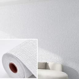 Foam 3D Linen Wall Stickers Colorul Thickened Moisture-proof Wallpaper Home Decor Living Room Decoration Waterproof Wallpaper