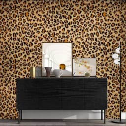 Leopard Print Self-adhesive Wallpaper Home Decoration Stickers Restaurant Living Room Bedroom TV Background Wall PVC Wallpaper