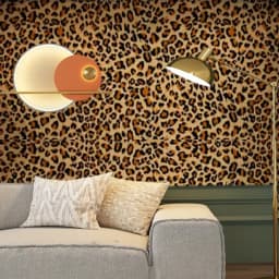 Leopard Print Self-adhesive Wallpaper Home Decoration Stickers Restaurant Living Room Bedroom TV Background Wall PVC Wallpaper