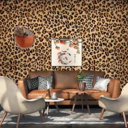 Leopard Print Self-adhesive Wallpaper Home Decoration Stickers Restaurant Living Room Bedroom TV Background Wall PVC Wallpaper