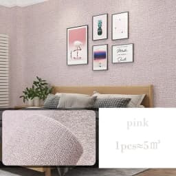 10m 3D Thicken Self-Adhesive Wallpaper Linen Plain Diatom Mud Wall Stickers Color Decor Renovation Anti-Collision Home Decor